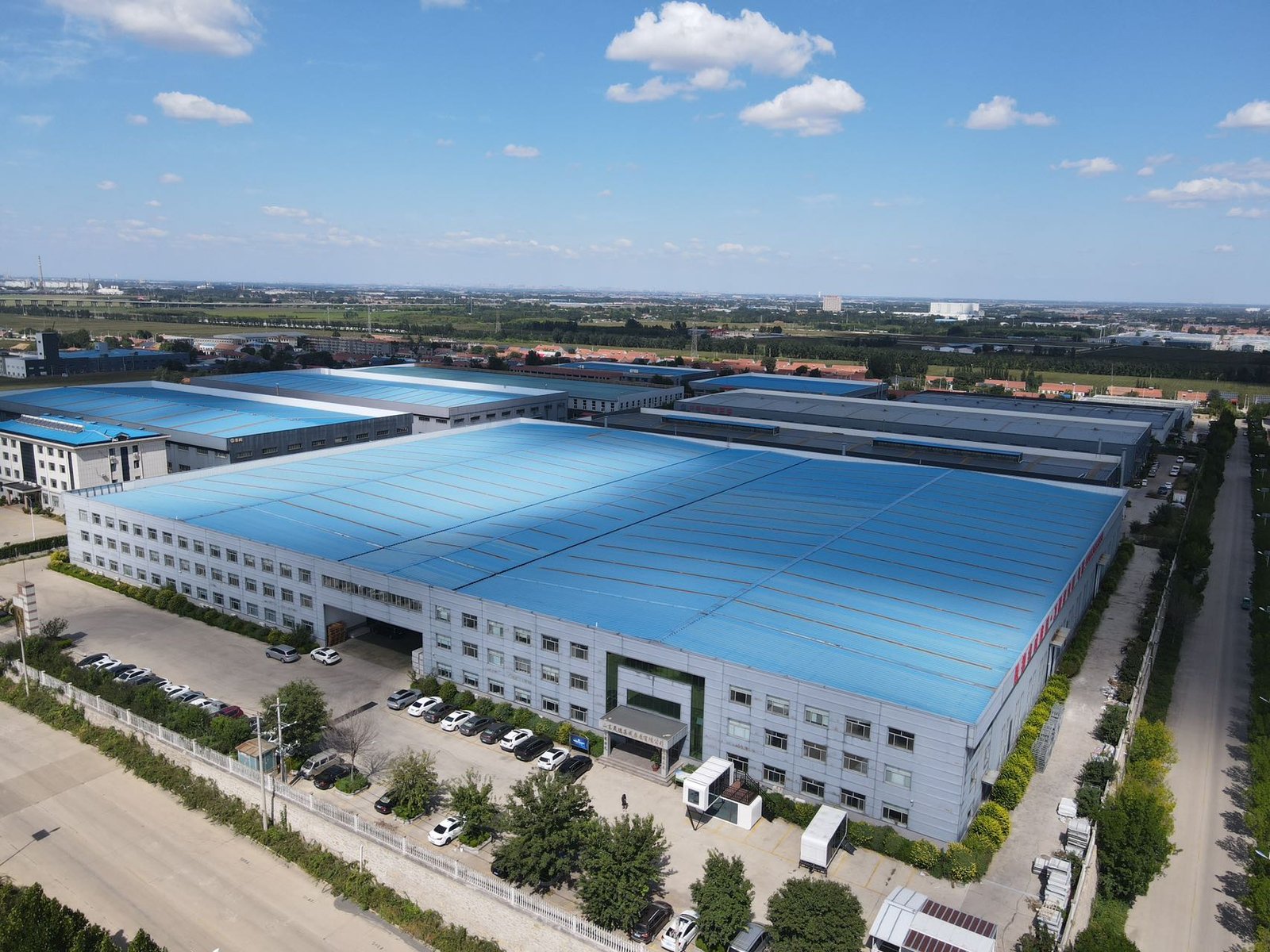 Huahe Smart House manufacturing base in Weifang, China